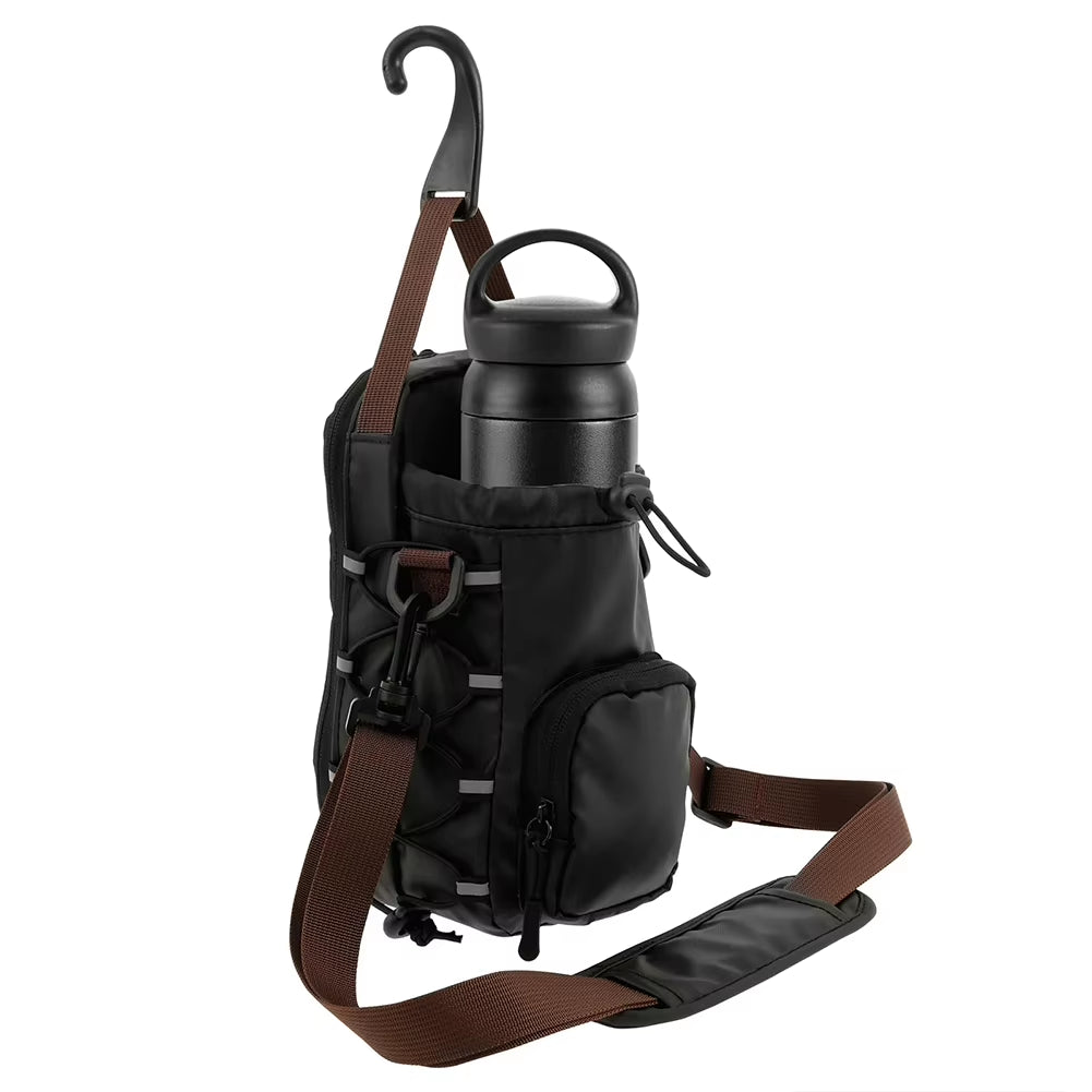 Magnetic Gym Bag with Water Bottle Holder Gym Crossbody Bag Gym Bottle Carrier Bag for Gym Sports Travel Carry-On Items